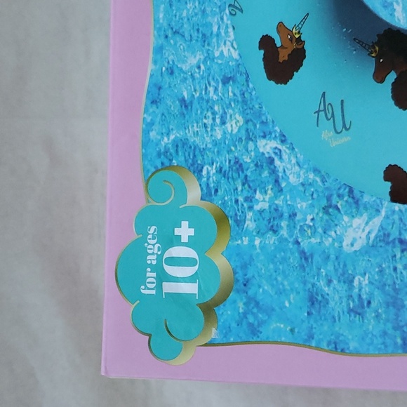 Afro Unicorn "Unique" Pool Float Ring New - Picture 4 of 7